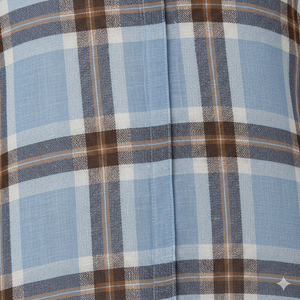 Robe chemise en tissu doux à carreaux de luxe pour femmes Unity avec ceinture à nouer à la taille - Product Image 5