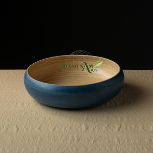 2025 Grand plateau de service en bambou rond personnalisable pour la maison et l'hôtel Food Use-Vietnam Supplier - Product Image 1