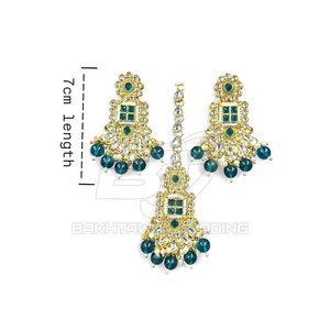 Ensemble de bijoux 2026, collier, boucles d'oreilles, bijoux de mariée tendance, taille adulte, fête de mariage, classique, femme - Product Image 3