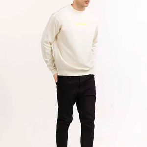 Easy Fit Sudadera sólida para hombre Sudadera informal urbana Corte recto Jersey cálido Hombres Sudadera de mezcla de algodón - Product Image 4