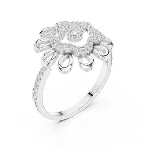 Anillo de Compromiso de Oro Rosa de 14K con Diamante Cultivado en Laboratorio, Redondo, para Mujer, 0.26 Ct, Certificado IGI |   Diamante Cultivado Nuevo - Product Image 6