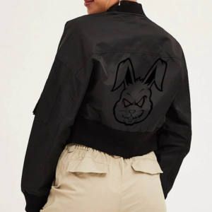 Veste bomber pour femmes grande taille de haute qualité, vêtements d'hiver pour femmes, coton imprimé, manches côtelées, fermeture éclair, coupe-vent, veste en jean - Product Image 3