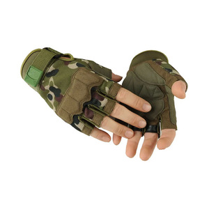 Guantes de medio dedo Guantes tácticos de tiro antideslizantes ligeros Guantes tácticos de entrenamiento Tiro al aire libre - Product Image 3