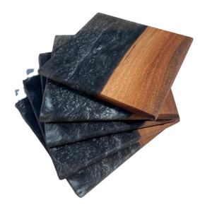 100% Best Quality Wooden & Resin coaster for Home at Reasonable Price Hot Sale <b>square</b> Tea Cup coaster for Tableware - Product Image 1