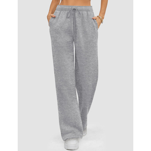 Fabricant de pantalons de survêtement personnalisé femmes pull pantalon unisexe de haute qualité décontracté polaire pantalon de survêtement en gros - Product Image 3