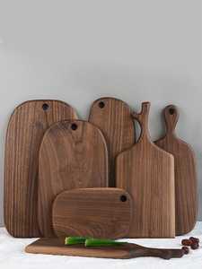 Tabla de cortar de cocina grande de madera de acacia al por mayor, tabla de cortar de queso y pizza con asa, utensilios de cocina personalizables - Product Image 3