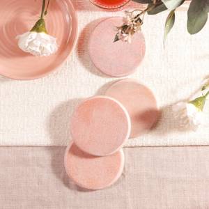 ชุดจานรองแก้วหินอ่อน 4 ชิ้น ทำด้วยมือจากหินธรรมชาติ สำหรับตกแต่งบ้าน - Product Image 3