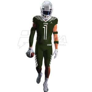 Fabriqué en polyester 100 %, couleurs et logo personnalisables, respirant, confortable, uniforme de football américain, créez votre propre design, unisexe adulte - Product Image 4