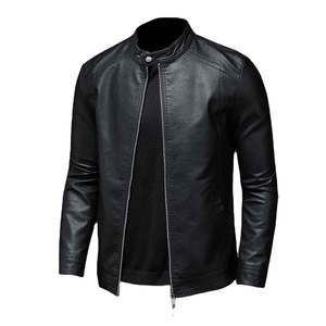 Chaqueta de Cuero de Moda para Hombre, Tallas Grandes, Chaqueta Deportiva para Motociclismo al Aire Libre, para Hombre, en Todas las Tallas - Product Image 1