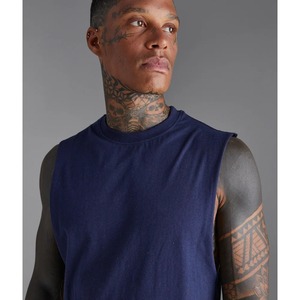 เสื้อกล้ามระบายอากาศได้ดีสำหรับผู้ชายเสื้อกีฬาแขนกุดแห้งเร็วขนาดใหญ่พิเศษสำหรับฟิตเนสยิมฟิตเนส - Product Image 3