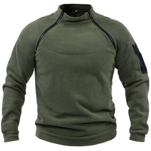 Sudadera de Forro Polar para Hombre con Dos Cremalleras, Personalizable con Logotipo OEM o en Existencia - Product Image 1