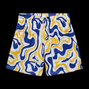 Shorts de Malla Sublimados con Estampado Completo Personalizado al por Mayor, Unisex, Casuales, con Patrón Sólido, Logotipo Personalizado, Trabajo Pesado, GSM Alto - Product Image 6