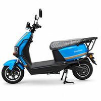 1000W TIKING Electric Motorcycle 72V20Ah Battery with 60-70km Range 45km/h Max Speed 10inch Tire for Delivery Use
