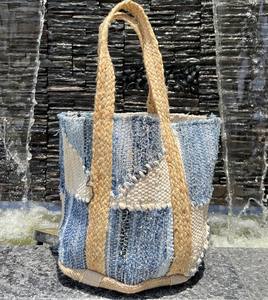 2024 haute qualité coton Jute bohème dame Messenger sac fourre-tout réutilisable personnalisé plage sac à main tendance mode - Product Image 6