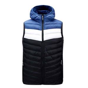 High Street Men's <b>Jackets</b> From Pakistan Contrast Color OEM Service Design Customized Waterproof Hooded <b>Vest</b> <b>Puffer</b> <b>Jackets</b> 2024 - Product Image 1