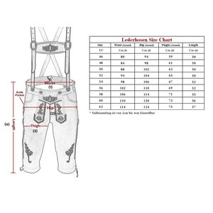 Conjunto de traje tradicional para hombre para el Oktoberfest – Pantalones cortos de cuero azules + Camisa tradicional – Traje bávaro – Tallas 46–60 - Product Image 5
