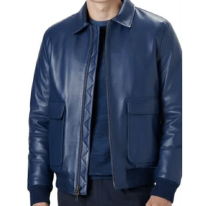 Chaqueta de Motociclista de Cuero Genuino para Hombre al por Mayor |   Proveedor de Ropa Exterior de Moda para Motociclistas, Fabricante de Diseño Original (OEM) y Fabricante de Diseño Original (ODM) Personalizado - Product Image 1