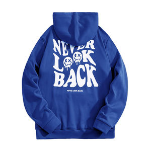 Sudadera con capucha de gran tamaño para hombre y mujer, jersey de lana de algodón 450 GSM 400 350 300 100% con hombros descubiertos y logotipo personalizado impreso - Product Image 5