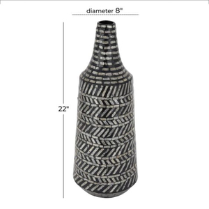 <b>Large</b> Bone Inlay Tableware <b>Flower</b> Vase and <b>Pot</b> Hotel Ware Custom Color Bone Inlay <b>Flower</b> Vase Tableware <b>Flower</b> Vase Top Quality - Product Image 2