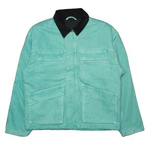 Chaqueta de lona de alta calidad OEM, diseño personalizado, chaquetas de trabajo con cremallera, chaqueta de diseñador de talla grande para hombre - Product Image 1