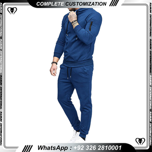 Tenues de printemps et d'automne Ensemble de jogging à capuche Survêtement personnalisé pour homme - Product Image 5