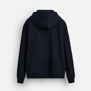 Fabricante personalizado 380/500 Sudadera con capucha Peso pesado Grueso desgastado Recortada Sudadera con capucha Parche bordado Hombres Lavado ácido Streetwear Sudadera con capucha - Product Image 5