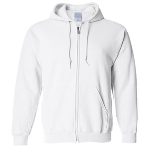 Sudadera con capucha de felpa francesa de algodón pesado con logotipo personalizado, ropa de calle en blanco con bordado unisex, sudadera con cremallera completa - Product Image 6