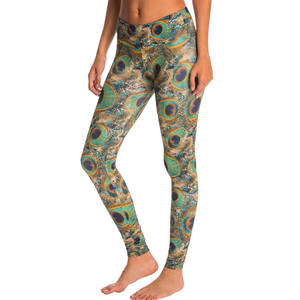 Leggings de yoga pour femmes à motif solide en polyester 2025 Pakistan Made Spandex Taille élastique Sports Fitness Wear Pantalon Style - Product Image 2