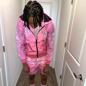 Custom Unisex Winter Breathable Plus Size Short Set 100% Polyester <b>T</b> <b>Shirt</b> and Mesh Shorts Twin <b>Suits</b> - Product Image 2