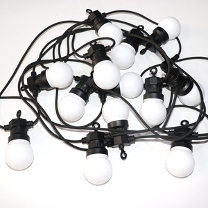Adaptador DC24V con lámpara blanca cálida G50 10m 10 lámparas guirnalda impermeable Luz de cadena para iluminación navideña festiva - Product Image 2