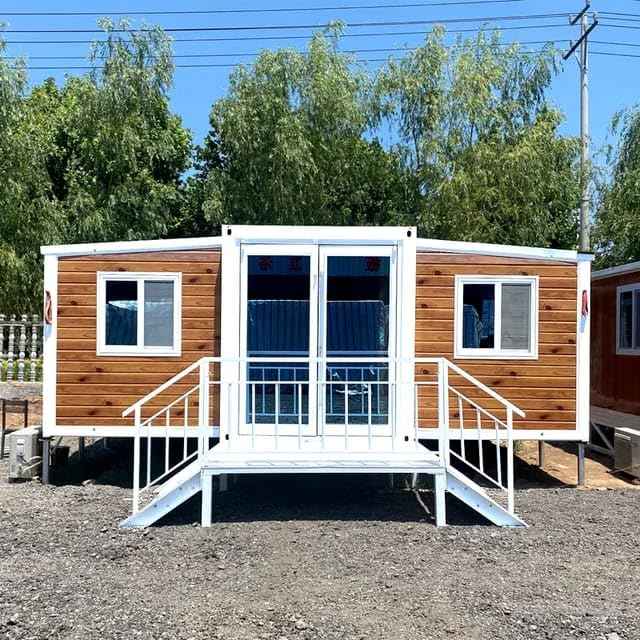 Brown, 20FT/40FT Tiny House - Portable Prefab Home, Fully Equipped ...
