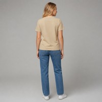 T-shirt personnalisé vintage avec imprimé de voyage et motif estampé, en coton, pour hommes et femmes, style streetwear décontracté, Nouveauté 2026, Fabrication OEM ODM