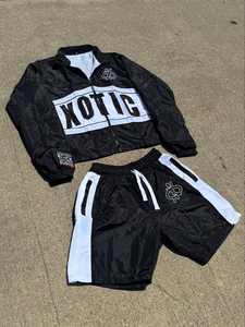 Ropa de calle bordada con logotipo personalizado de fábrica, chándal de 2 piezas para hombre, Conjunto de jogging para hombre, ropa deportiva, conjuntos de talla grande para hombre - Product Image 3