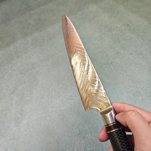 Venta al por mayor personalizado de alta calidad OEM ODM servicio Damasco cocina Chef cuchillo de acero inoxidable de alto carbono para frutas corte de carne - Product Image 5