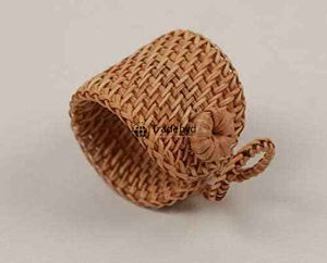 Servilleteros de ratán hechos a mano Tradebyd, decoración de mesa rústica ecológica para comedor elegante - Product Image 3