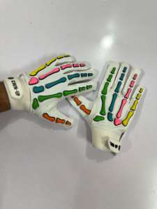 Gants de football américain sur mesure de haute qualité Service OEM avec fonction collante Personnalisation de votre propre logo Gants de football personnalisés - Product Image 5