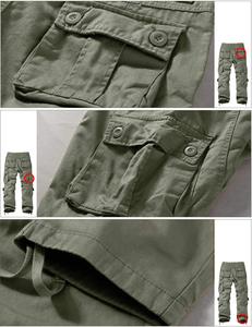 Men's Lightweight High Cotton Canvas Ripstop <b>Cargo</b> <b>Work</b> <b>Pants</b> Big Tall Construction Utility Safety High Street Embroidered - Product Image 3