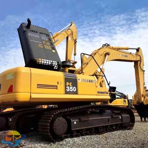Excavatrice sur chenilles Komatsu PC350-7 d'occasion, poids opérationnel de 8 tonnes, fabrication japonaise, prix bas - Product Image 2
