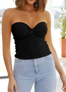 Nouveauté Printemps-Été : Débardeurs Tube Femme Tendance Couleur Unie – Collection Exclusive - Product Image 5