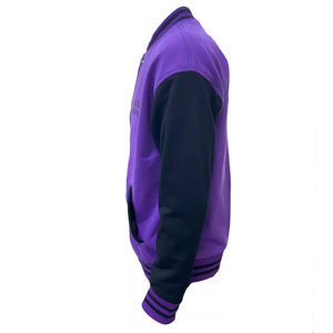 Chaqueta universitaria de lana para chico universitario de City Sialkot Pakistan con material de relleno de algodón - Product Image 3