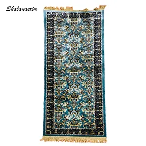 Produsen India Karpet dan Karpet Maroko Rajutan Tangan Wol Karpet Bohemian untuk Kamar Tidur Katun Sajadah