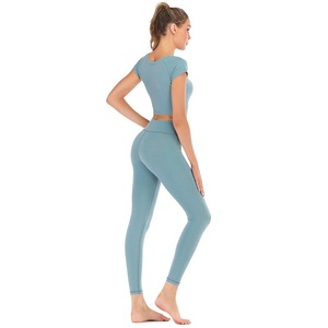Pakistan Manufacture Unique Design <b>Women</b> Yoga Set Outdoor Use Polyester Made <b>Women</b> Yoga Set - Product Image 4