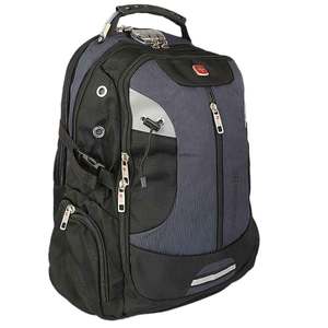 Sac pour ordinateur portable 7016 - Bleu marine en cuir artificiel 19x14 pouces - Product Image 1