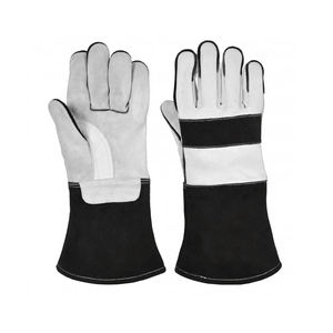 ถุงมือเชื่อมถุงมือหนังป้องกันแรงงานถุงมือหนังจากปากีสถาน - Product Image 5