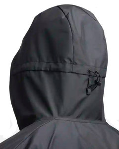 Nouveau design coupe-vent en toile à col montant, veste zippée à manches longues personnalisée avec impression de logo sur le devant - Product Image 4