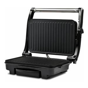 Girmi 1500W BS1100 Parrilla Eléctrica Negra y Plateada, Parrilla de Contacto y Plancha - Product Image 2