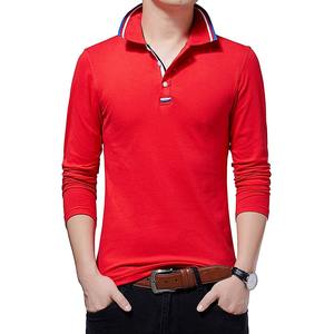 Polo à manches longues pour homme, T-Shirt de Golf de haute qualité, coupe ajustée, décontracté - Product Image 5