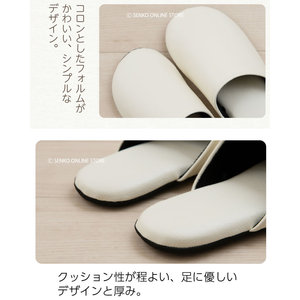 โรงแรมพีวีซีสำหรับรองเท้าแตะเรียบง่ายธรรมดากันลื่นออกแบบในขนาด S-ประมาณ21.5-22.5ซม. ดำ/งาช้าง/แดงสำหรับโรงแรมและรีสอร์ท - Product Image 6