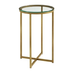 Table d'appoint en bois de forme carrée Tables élégantes en métal d'appoint au design Tables décoratives pour la maison côté lit - Product Image 4