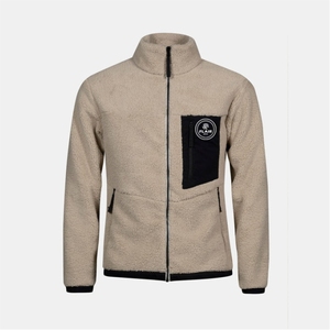 Veste polaire technique d'hiver pour homme avec logo personnalisé du fabricant, coupe-vent, imperméable, respirante, à fermeture éclair intégrale, style streetwear - Product Image 5